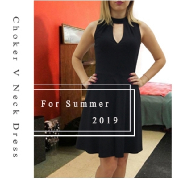 Guberry Mock Neck Keyhole Sleeveless Midi Dress - Picture 6 of 7